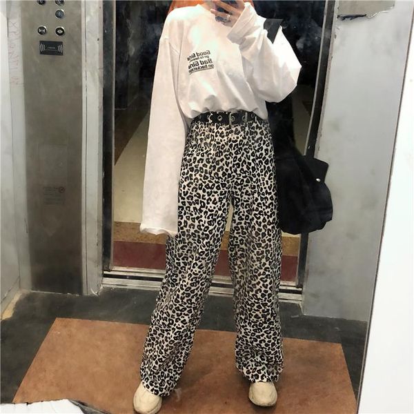 women's pants & capris white loose leopard long korean causal high straight wide leg clothing fashion sweatpants streetwear, Black;white
women's pants & capris white loose leopard long korean causal high straight wide leg clothing fashion sweatpants streetwear, Black;white