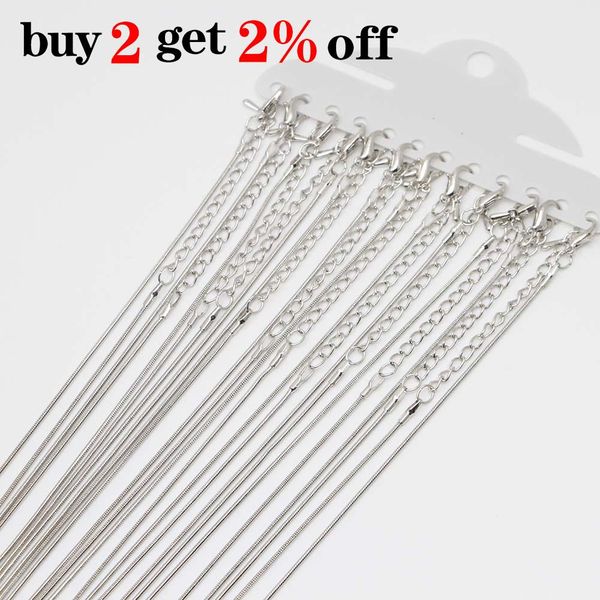 bulk wholesale accessories 12pcs/pack white k lobster claw clasp snake necklace chains diy jewelry making materials wmtylm
bulk wholesale accessories 12pcs/pack white k lobster claw clasp snake necklace chains diy jewelry making materials wmtylm