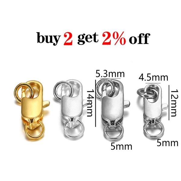 30pcs/lot swivel clasp with open jump ring necklace bracelet lobster clasp hooks for diy jewelry making supplies acc jllfzv, Silver
30pcs/lot swivel clasp with open jump ring necklace bracelet lobster clasp hooks for diy jewelry making supplies acc jllfzv, Silver