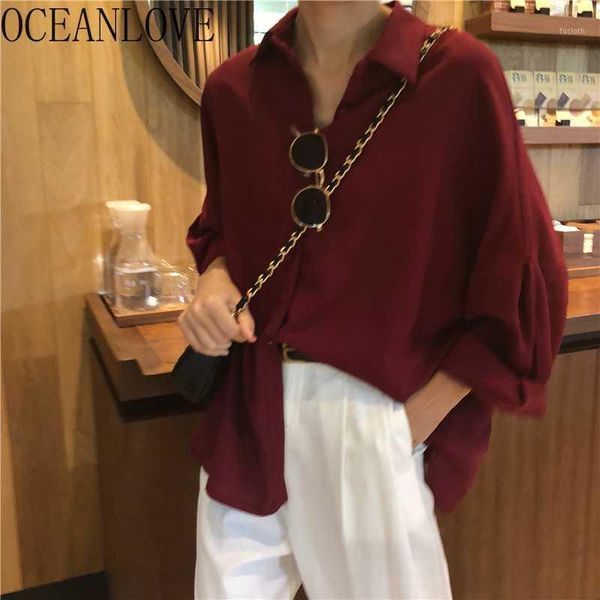 oceanlove 2020 chic solid single breasted vintage blouse women korean work fashion spring loose shirts new blusas 151481, White
oceanlove 2020 chic solid single breasted vintage blouse women korean work fashion spring loose shirts new blusas 151481, White