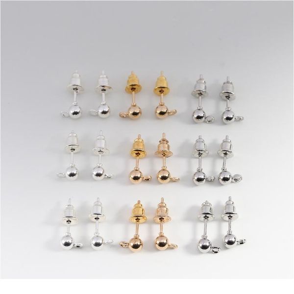 xinyao 50pcs metal pin findings stud earring basic needle post sers for fashion women earring diy accessories for jlldvr, Silver
xinyao 50pcs metal pin findings stud earring basic needle post sers for fashion women earring diy accessories for jlldvr, Silver