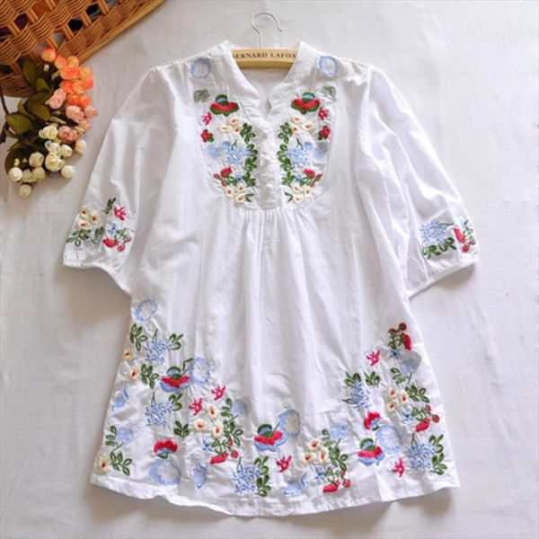 vintage 70s женщины красочные мексиканские этнические цыганские платье цветочные вышитые boho блузка blusas camisas femininas drop shipping, White
vintage 70s женщины красочные мексиканские этнические цыганские платье цветочные вышитые boho блузка blusas camisas femininas drop shipping, White