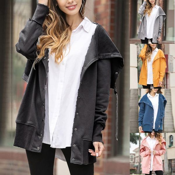 veste automne femme coats and jackets women fashion casual long sleeve shawl solid loose outwear coat chaquetas de mujer 2020, Black;brown
veste automne femme coats and jackets women fashion casual long sleeve shawl solid loose outwear coat chaquetas de mujer 2020, Black;brown