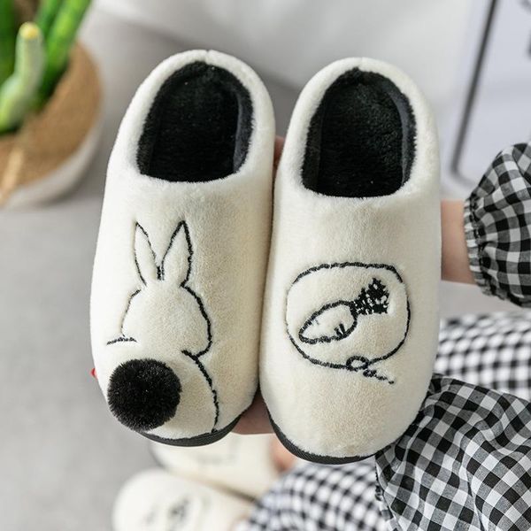 slippers animal print warm plush anti-slip indoor home floor soft sole comfortable shoes women men footwear couples, Black
slippers animal print warm plush anti-slip indoor home floor soft sole comfortable shoes women men footwear couples, Black