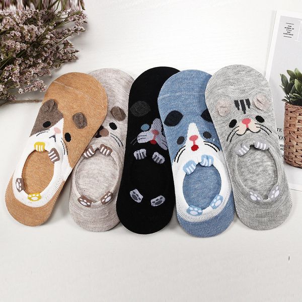 28 style 10 piece=5 pairs/lot cute harajuku animal women socks set funny spring cat dog rabbit panda low cut short sock happy q1219, Black;white
28 style 10 piece=5 pairs/lot cute harajuku animal women socks set funny spring cat dog rabbit panda low cut short sock happy q1219, Black;white