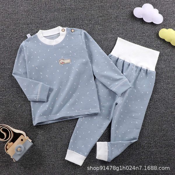 autumn sve underwear set children's trousers long winter boys' and girls' pajamas home baby cloth fyce, Blue;red
autumn sve underwear set children's trousers long winter boys' and girls' pajamas home baby cloth fyce, Blue;red