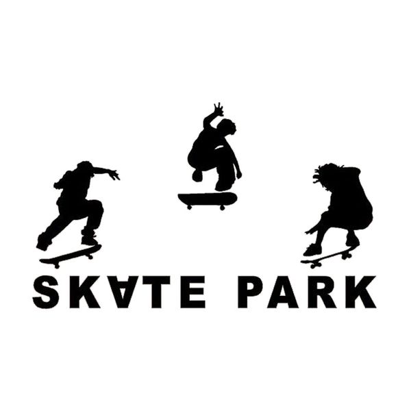 16.6m*9.9cm skate park car styling car sticker black/silver interesting c31-0240
16.6m*9.9cm skate park car styling car sticker black/silver interesting c31-0240