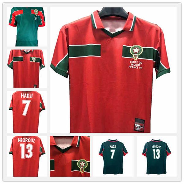 1998 retro morocco classic soccer jersey ouakili neqrouz bassir abrami ancient maillot el hadrioui hadji classic vintage football shirt, Black;yellow
1998 retro morocco classic soccer jersey ouakili neqrouz bassir abrami ancient maillot el hadrioui hadji classic vintage football shirt, Black;yellow