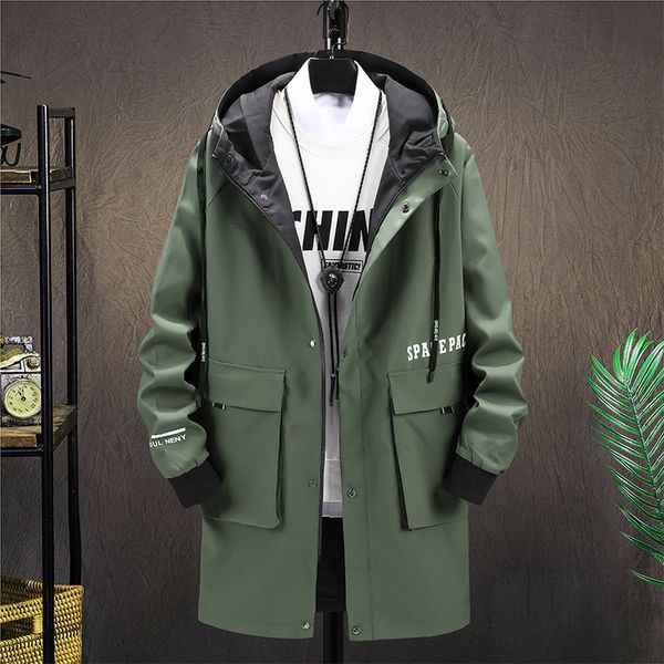 coat 2020 spring and autumn korean fashion handsome medium length windbreaker men's casual plus large size clothes, Tan;black
coat 2020 spring and autumn korean fashion handsome medium length windbreaker men's casual plus large size clothes, Tan;black