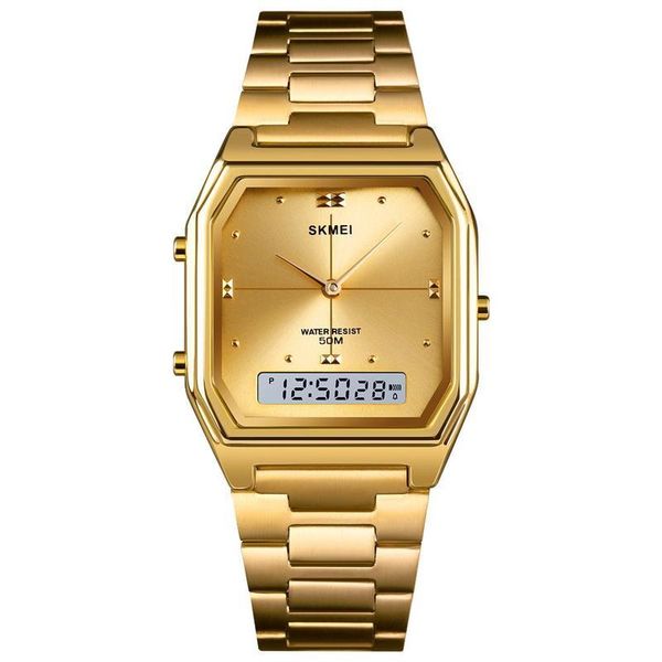 skmei gold women's digital watches fashion electronic waterproof wrist watch stainless steel ladies clock relogio feminino 1612, Slivery;brown
skmei gold women's digital watches fashion electronic waterproof wrist watch stainless steel ladies clock relogio feminino 1612, Slivery;brown