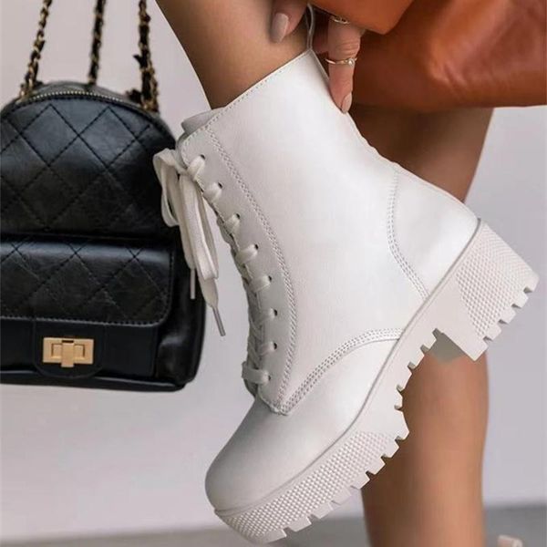 leopard camouflage women ankle boots winter fashion lace up mid chunky heel booty for girls anti-slip sole big size 43, Black
leopard camouflage women ankle boots winter fashion lace up mid chunky heel booty for girls anti-slip sole big size 43, Black