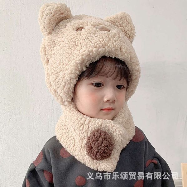 autumn scarf children hat bib boys one girls winter super cute baby ear cap 8o7h, Red;brown
autumn scarf children hat bib boys one girls winter super cute baby ear cap 8o7h, Red;brown