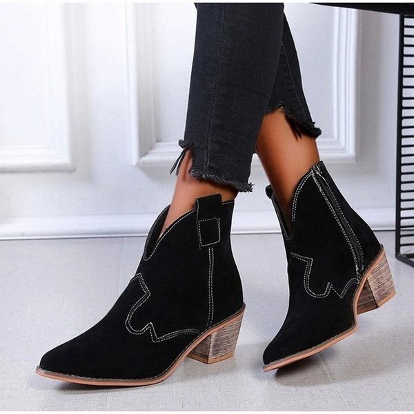 new 2020 women boots shoes female chunky heels ankle boots ladies zipper platform sewing shoes plus size autumn new fashion #ma8w, Black
new 2020 women boots shoes female chunky heels ankle boots ladies zipper platform sewing shoes plus size autumn new fashion #ma8w, Black