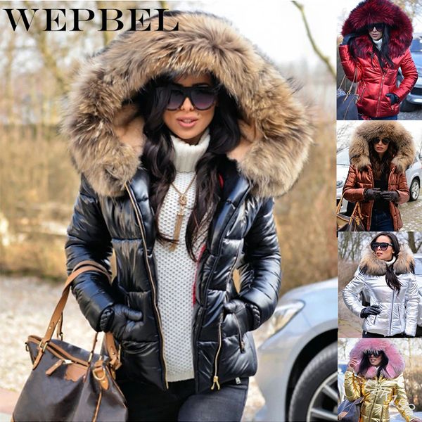 causal glossy down jackets winter women's fur hooded coat parkas waterproof winter jacket women outwear q1210, Black
causal glossy down jackets winter women's fur hooded coat parkas waterproof winter jacket women outwear q1210, Black