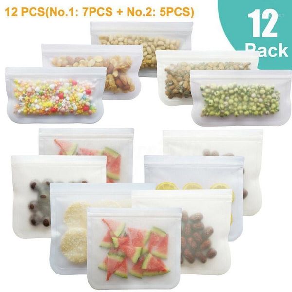 12pcs/set bag frosted peva silicone fresh-keeping bag reusable er zipper leakproof fruits lunch box1
12pcs/set bag frosted peva silicone fresh-keeping bag reusable er zipper leakproof fruits lunch box1