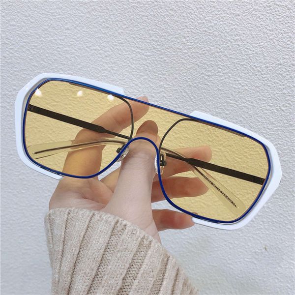 same trend sunglasses partner chen weiting men's sunglasses women's big face show thin anti uv 2021 new, White;black
same trend sunglasses partner chen weiting men's sunglasses women's big face show thin anti uv 2021 new, White;black