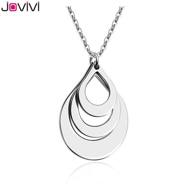 pendant necklaces jovivi three layers teardrop hollow symbol water drop women neckalces lover christmas valentine's bff family gift, Silver
pendant necklaces jovivi three layers teardrop hollow symbol water drop women neckalces lover christmas valentine's bff family gift, Silver