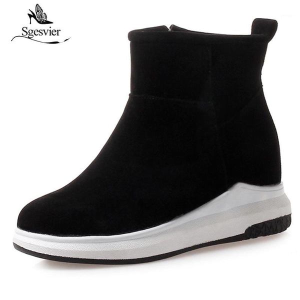 boots sgesvier women non-slip winter warm fur ankle snow platform casual shoes thick botas mujer ox9091, Black
boots sgesvier women non-slip winter warm fur ankle snow platform casual shoes thick botas mujer ox9091, Black