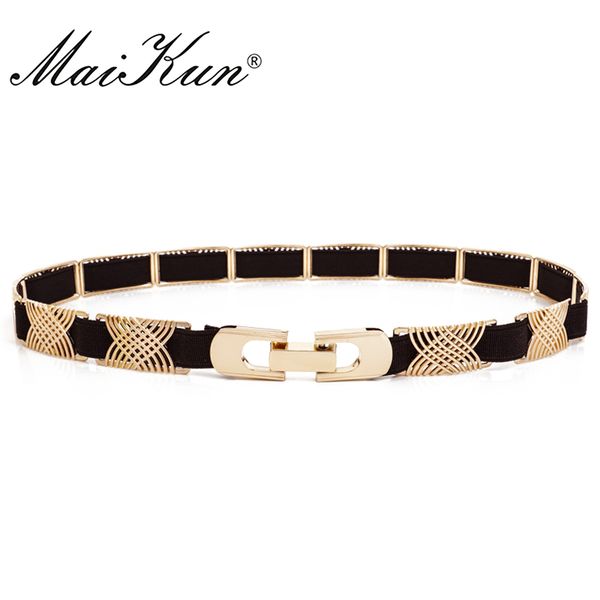 luxury metal elastic fabric belts for a dress high fashion geometrical lines female belt punk ceinture elegant women's belt 201120, Black;brown
luxury metal elastic fabric belts for a dress high fashion geometrical lines female belt punk ceinture elegant women's belt 201120, Black;brown