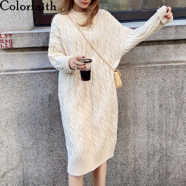 casual dresses colorfaith 2021 women's autumn winter vintage korean style knitting elegant oversize ladies midi dr1178jx, Black;gray
casual dresses colorfaith 2021 women's autumn winter vintage korean style knitting elegant oversize ladies midi dr1178jx, Black;gray