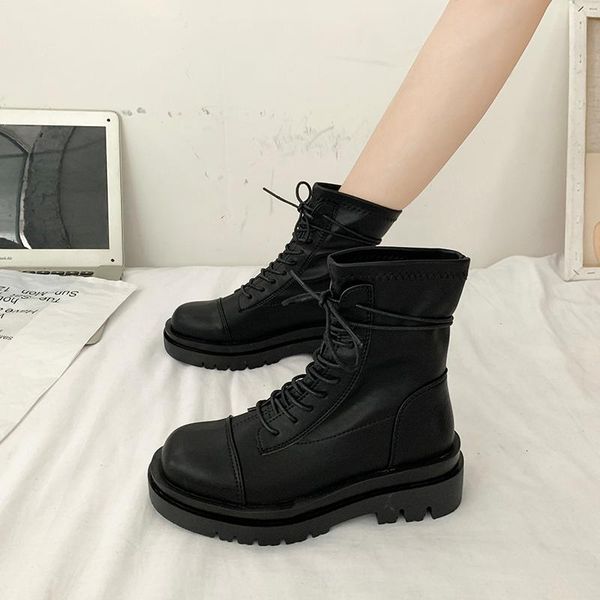 boots women new 2021 shoes round toe winter footwear flat heel lace up luxury designer rock lolita ladies med ankle autumn, Black
boots women new 2021 shoes round toe winter footwear flat heel lace up luxury designer rock lolita ladies med ankle autumn, Black