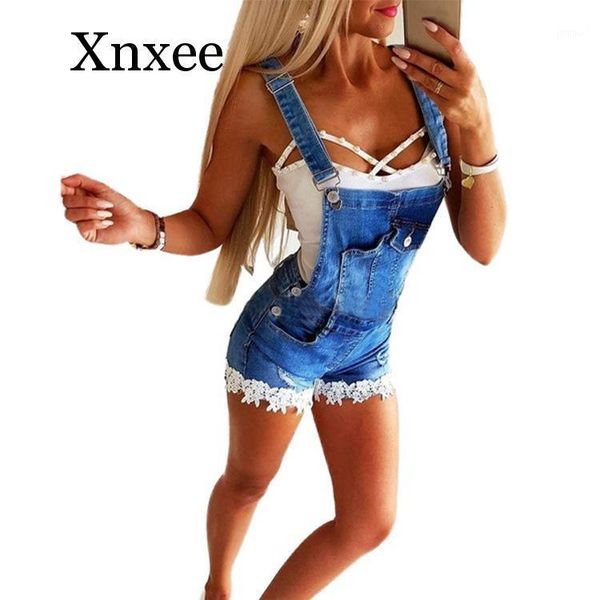 women summer denim overalls floral hem stitching jeans short jumpsuits plus size bib bodysuits beach student young style shorts1, Black;white
women summer denim overalls floral hem stitching jeans short jumpsuits plus size bib bodysuits beach student young style shorts1, Black;white