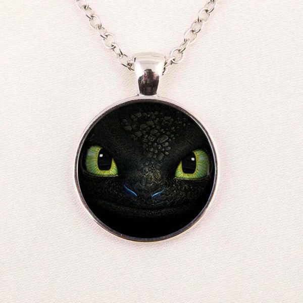 wholesale glass dome pendant necklace new design dragon trainer toothless face pendant necklace handmade unique jewelry, Silver
wholesale glass dome pendant necklace new design dragon trainer toothless face pendant necklace handmade unique jewelry, Silver
