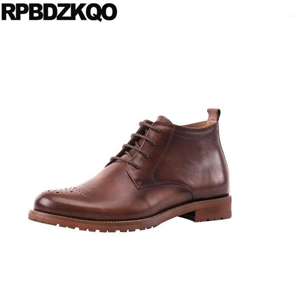 formal full grain leather boots business booties brogue dress wedding fall lace up oxford brown genuine shoes autumn 2020 men1, Black
formal full grain leather boots business booties brogue dress wedding fall lace up oxford brown genuine shoes autumn 2020 men1, Black