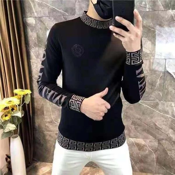 new men's cashmere thickened pullover sweater for men in autumn / winter 2020, White;black
new men's cashmere thickened pullover sweater for men in autumn / winter 2020, White;black