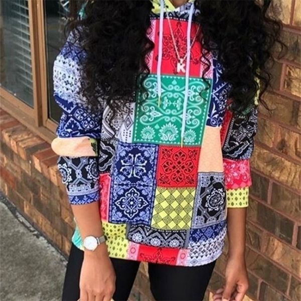 cm.yaya autumn women bandanna paisley print hooded sweatshirt classic streetwear fashion long sleeve pullover hoodies s-4xl 201217, Black
cm.yaya autumn women bandanna paisley print hooded sweatshirt classic streetwear fashion long sleeve pullover hoodies s-4xl 201217, Black