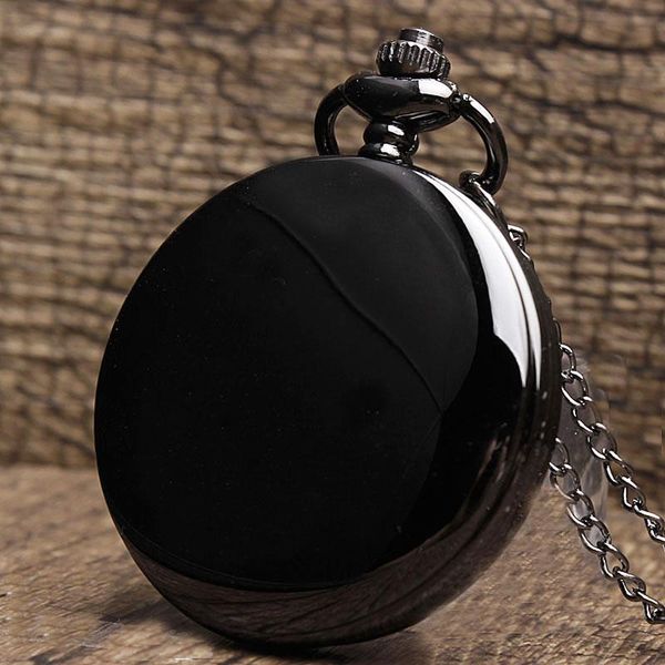 unique black smooth steampunk pocket watch men with fob nacklace chain fashion quartz watches mens womens gift reloj de bolsillo q wmtyqp, Slivery;golden
unique black smooth steampunk pocket watch men with fob nacklace chain fashion quartz watches mens womens gift reloj de bolsillo q wmtyqp, Slivery;golden