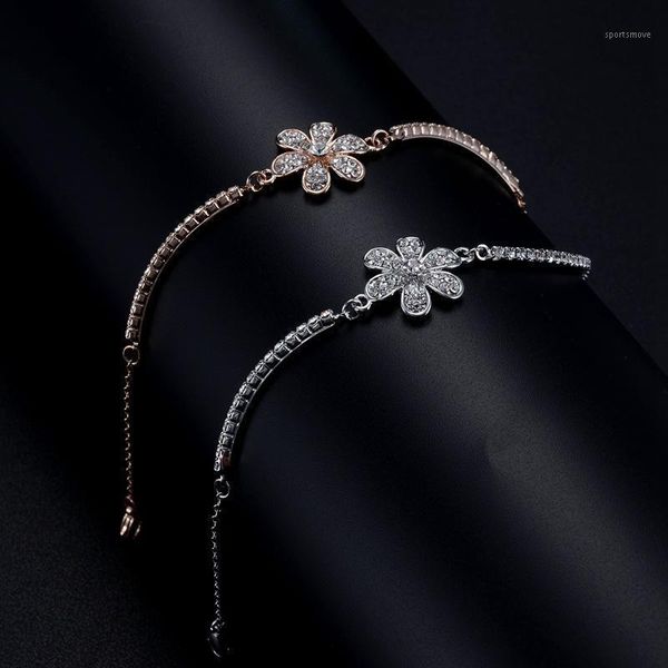 charm bracelets flower rose gold color bracelet/korean elegant women cristal pulseiras wholesale/bijoux femme/pulseras/braslet/braccialetti1, Golden;silver
charm bracelets flower rose gold color bracelet/korean elegant women cristal pulseiras wholesale/bijoux femme/pulseras/braslet/braccialetti1, Golden;silver