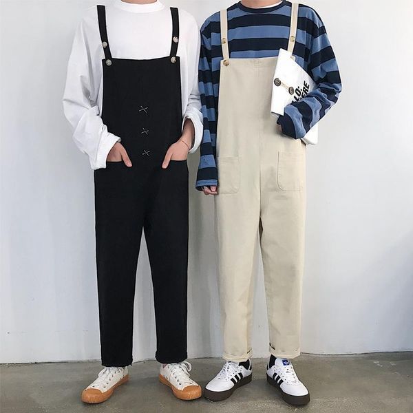 2020 fashion jumpsuits overalls korean-style suspender-pants slim-fit ankle length for men and women1, Blue
2020 fashion jumpsuits overalls korean-style suspender-pants slim-fit ankle length for men and women1, Blue