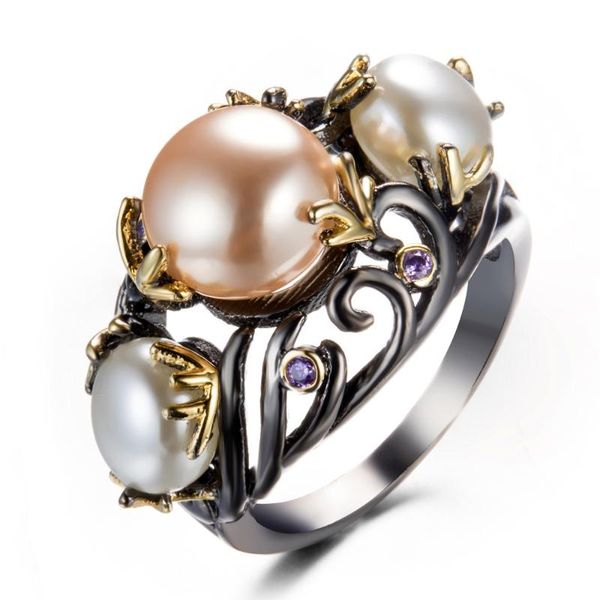 cluster rings 2021 fashion flower jewelry design charming cubic zircon pearl ring anillos mujer bagues mariage femme engagement lady, Golden;silver
cluster rings 2021 fashion flower jewelry design charming cubic zircon pearl ring anillos mujer bagues mariage femme engagement lady, Golden;silver