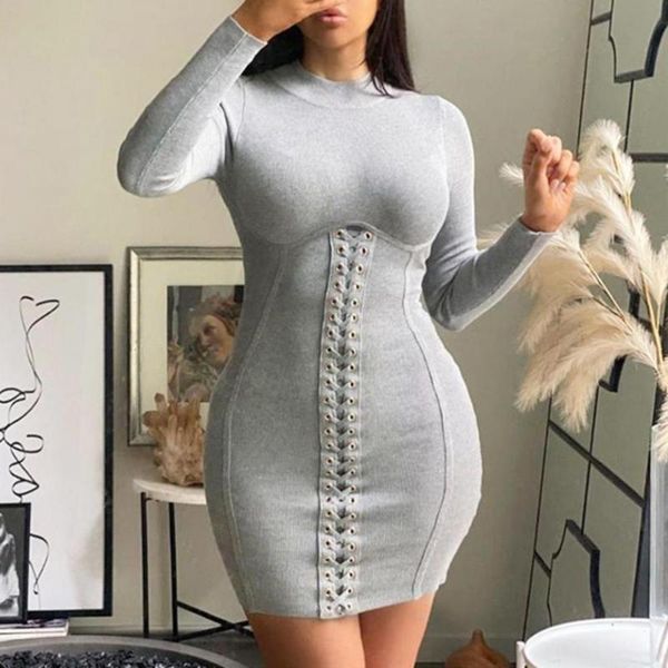 women cross bandage bodycon dress 2021 long sleeve winter slim mini dress ladies evening party club dresses vestidos verano, Black;gray
women cross bandage bodycon dress 2021 long sleeve winter slim mini dress ladies evening party club dresses vestidos verano, Black;gray