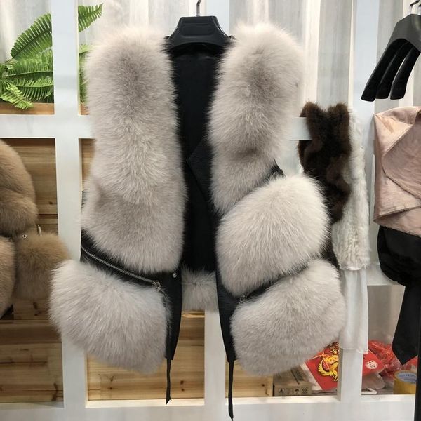 2020 new winter women vest real fur waistcoat genuine sheepskin leather gilet fashion autumn sleeveless jackets and coats, Black
2020 new winter women vest real fur waistcoat genuine sheepskin leather gilet fashion autumn sleeveless jackets and coats, Black