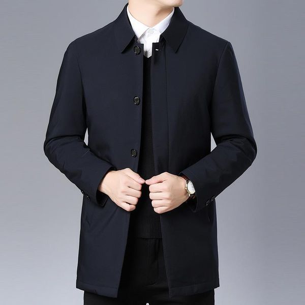 men's down & parkas jacket male winter single-breasted easing in middle-aged men coat lapel loose dad, Black
men's down & parkas jacket male winter single-breasted easing in middle-aged men coat lapel loose dad, Black