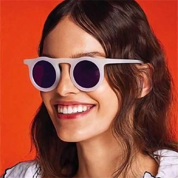 WOENFEL New Retro Round Sunglasses Women Fashion Sun Glasses Men Vintage Designer Female Cute Driver Eyewear, White;black
WOENFEL New Retro Round Sunglasses Women Fashion Sun Glasses Men Vintage Designer Female Cute Driver Eyewear, White;black