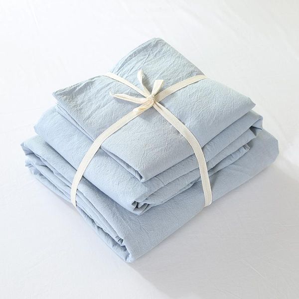 100% cotton unique washed fabric 4pcs light blue fancy solid color bedding sets king size with fitted sheet elastic rubber1
100% cotton unique washed fabric 4pcs light blue fancy solid color bedding sets king size with fitted sheet elastic rubber1