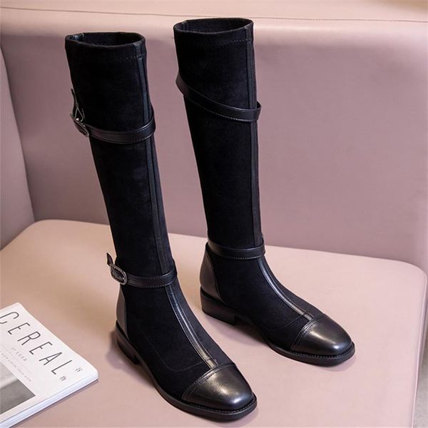 boots 2021 women suede square toe motorcycle fashion buckle low heel autumn winter shoes woman black brown
boots 2021 women suede square toe motorcycle fashion buckle low heel autumn winter shoes woman black brown
