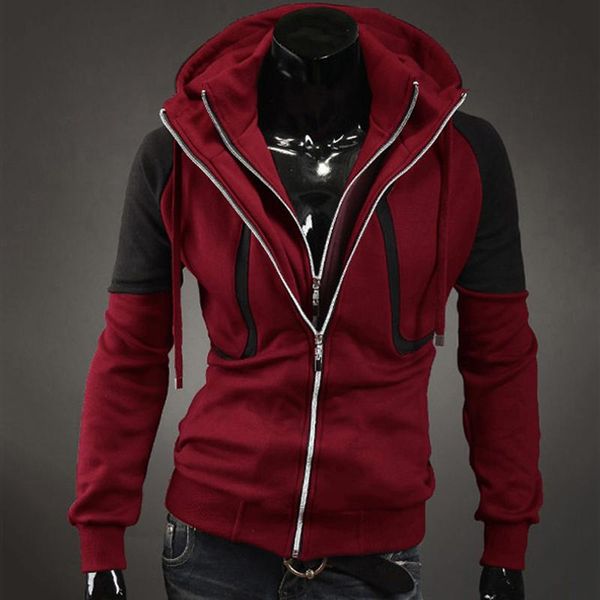 men's hoodies & sweatshirts 2021 casual men european style leisure fleece autumn double zipper slim long sleeves outwear sweatshirt tra, Black
men's hoodies & sweatshirts 2021 casual men european style leisure fleece autumn double zipper slim long sleeves outwear sweatshirt tra, Black