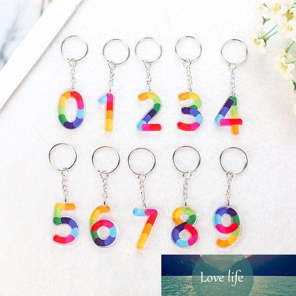 1pc women keychains 10 acrylic rainbow arabic numerals handbag figure keyring charms cute digit shape keychain, Silver
1pc women keychains 10 acrylic rainbow arabic numerals handbag figure keyring charms cute digit shape keychain, Silver