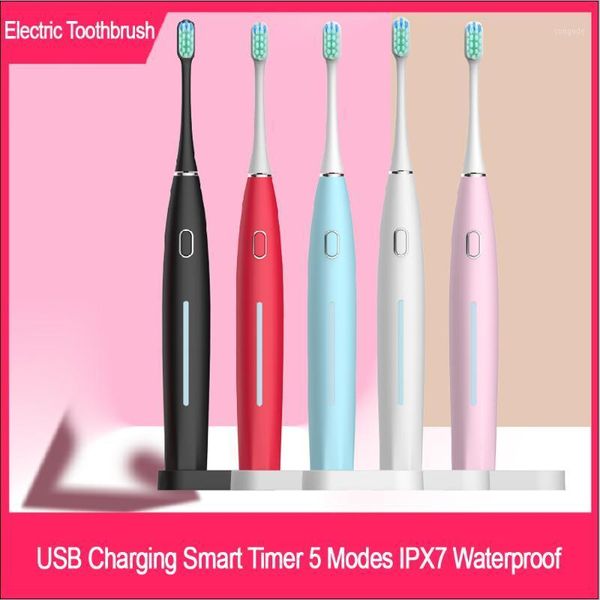 smart electric toothbrush 5 mode usb charger rechargeable tooth brushes ultrasonic replaceable heads set timer brush1
smart electric toothbrush 5 mode usb charger rechargeable tooth brushes ultrasonic replaceable heads set timer brush1