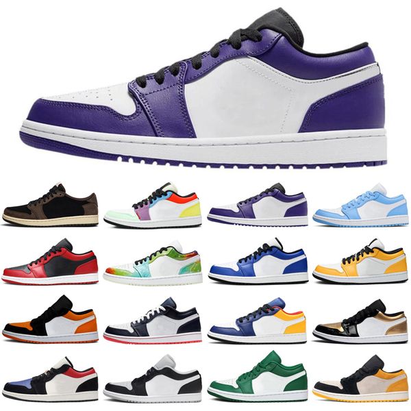 1 1s low jumpman men women basketball shoes court purple unc pine green gold toe athletic mens womens trainers sports sneakers, White;red
1 1s low jumpman men women basketball shoes court purple unc pine green gold toe athletic mens womens trainers sports sneakers, White;red