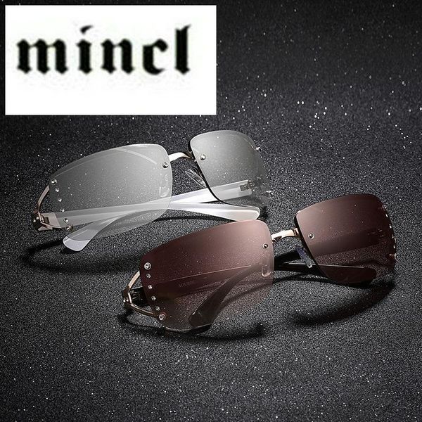 sunglasses designer diamond women rimless women's gradient sun glasses riving goggles fml, White;black
sunglasses designer diamond women rimless women's gradient sun glasses riving goggles fml, White;black