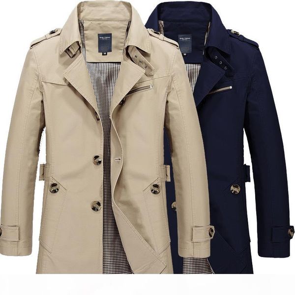 male pure color pure cotton long jackets fashion men's upscale winter slim fit casual trench coat, Tan;black
male pure color pure cotton long jackets fashion men's upscale winter slim fit casual trench coat, Tan;black