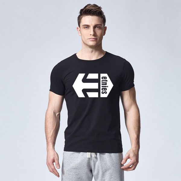 new solid color etnies logo t shirt mens black and white 100% cotton t-shirts summer tee boy tshirt, White;black
new solid color etnies logo t shirt mens black and white 100% cotton t-shirts summer tee boy tshirt, White;black