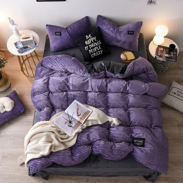 magic fleece 4-piece milk solid color quilt cover super warm crystal velvet autumn and winter thickened household bedding
magic fleece 4-piece milk solid color quilt cover super warm crystal velvet autumn and winter thickened household bedding