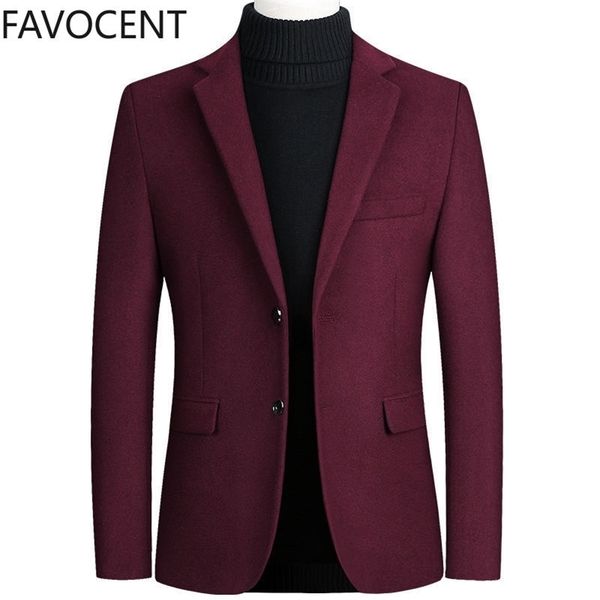 fashion mens coats and jackets male one piece blazer wool blends suit men jacket spring smart casual coat solid two buttons 201223, Black
fashion mens coats and jackets male one piece blazer wool blends suit men jacket spring smart casual coat solid two buttons 201223, Black