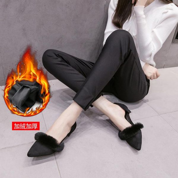 women's pants & capris elegant fashion women autumn winter large size thicken plus velvet loose high waist casual suit trousers, Black;white
women's pants & capris elegant fashion women autumn winter large size thicken plus velvet loose high waist casual suit trousers, Black;white